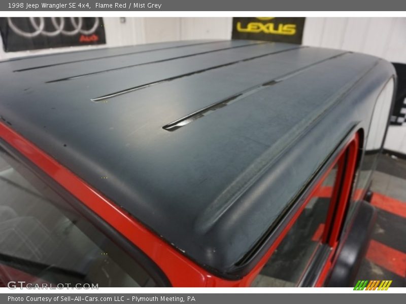 Flame Red / Mist Grey 1998 Jeep Wrangler SE 4x4