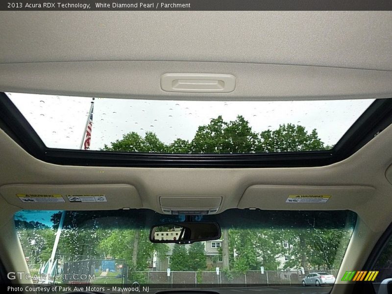 White Diamond Pearl / Parchment 2013 Acura RDX Technology