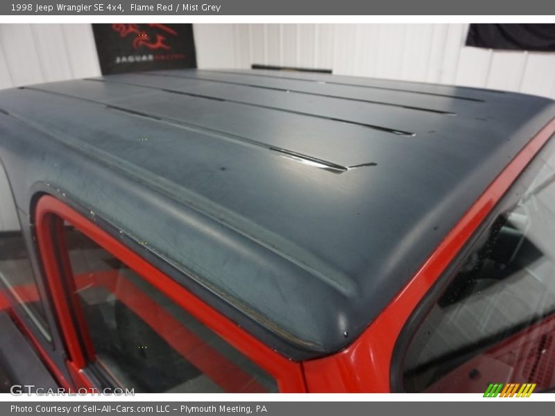 Flame Red / Mist Grey 1998 Jeep Wrangler SE 4x4