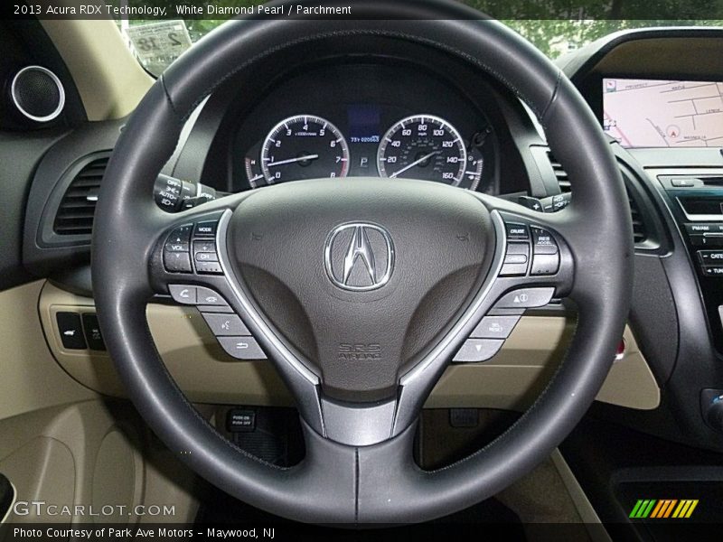 White Diamond Pearl / Parchment 2013 Acura RDX Technology