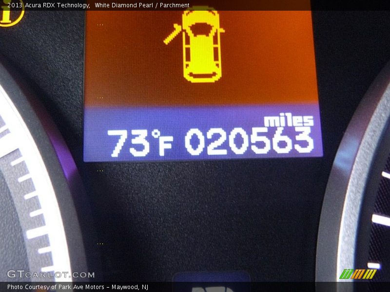 White Diamond Pearl / Parchment 2013 Acura RDX Technology
