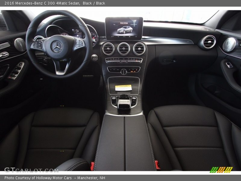 Black / Black 2016 Mercedes-Benz C 300 4Matic Sedan