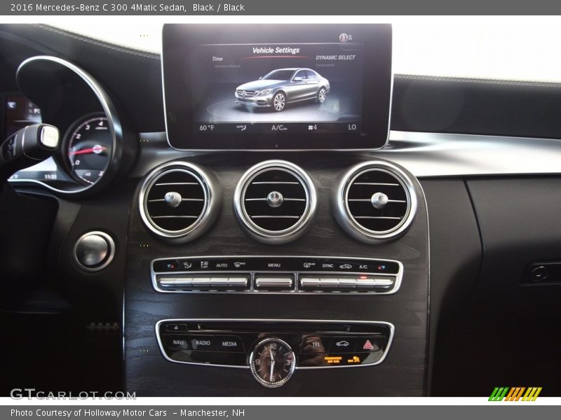 Black / Black 2016 Mercedes-Benz C 300 4Matic Sedan