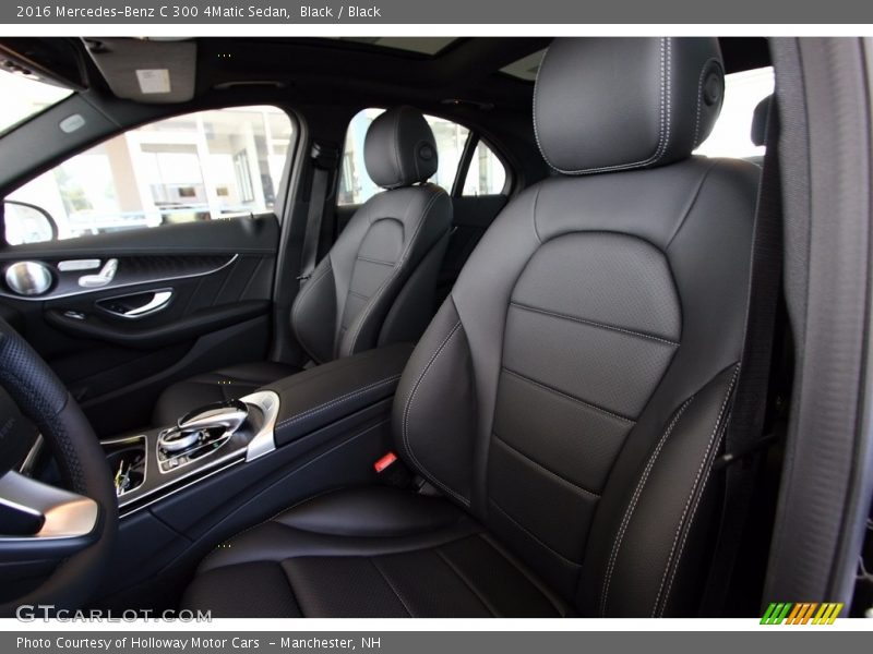 Black / Black 2016 Mercedes-Benz C 300 4Matic Sedan