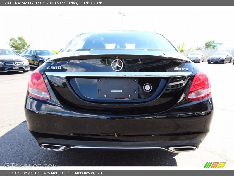 Black / Black 2016 Mercedes-Benz C 300 4Matic Sedan