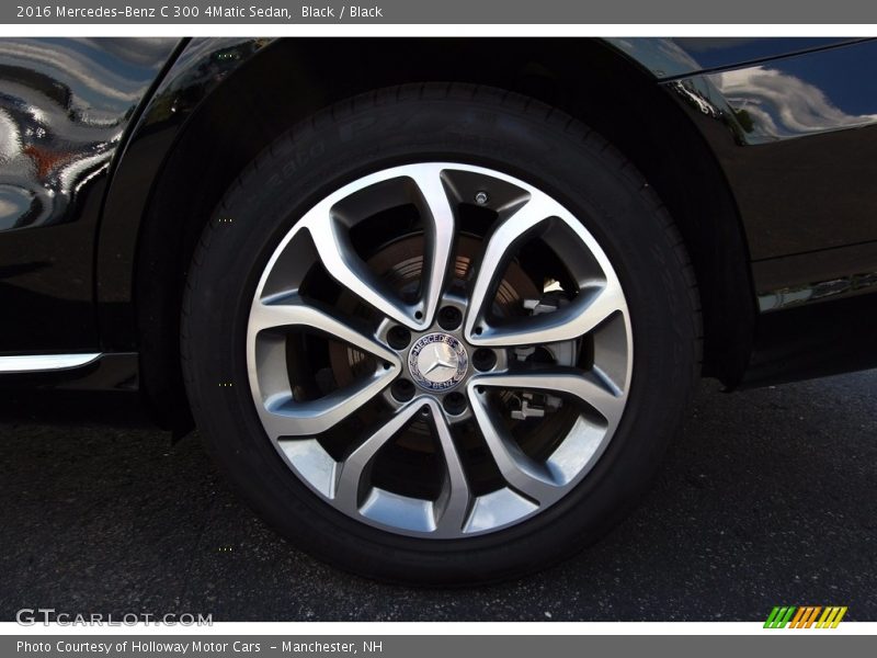 Black / Black 2016 Mercedes-Benz C 300 4Matic Sedan