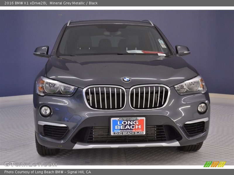 Mineral Grey Metallic / Black 2016 BMW X1 xDrive28i