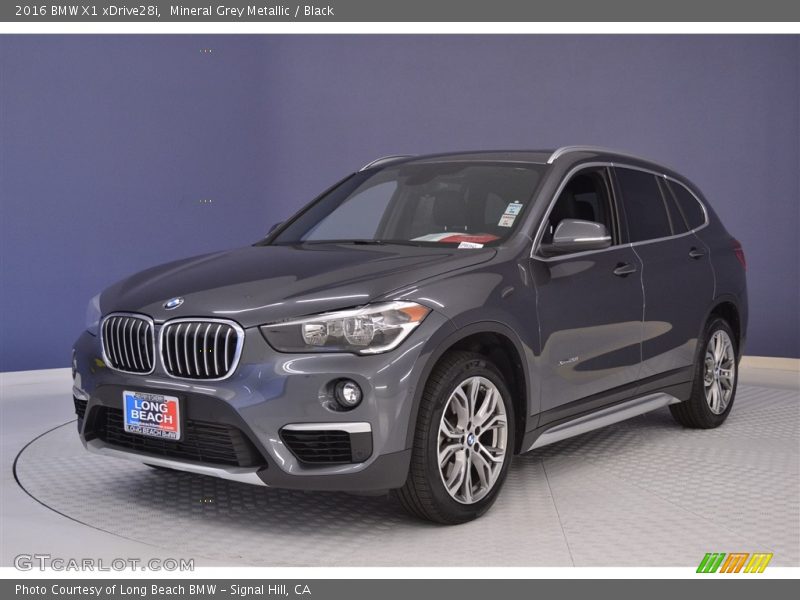 Mineral Grey Metallic / Black 2016 BMW X1 xDrive28i