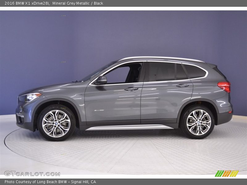 Mineral Grey Metallic / Black 2016 BMW X1 xDrive28i