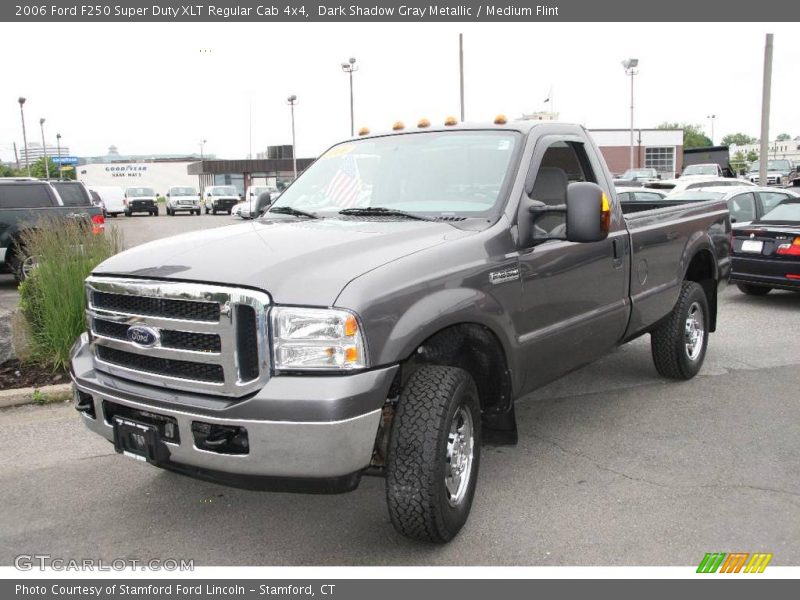 Dark Shadow Gray Metallic / Medium Flint 2006 Ford F250 Super Duty XLT Regular Cab 4x4