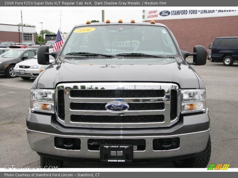 Dark Shadow Gray Metallic / Medium Flint 2006 Ford F250 Super Duty XLT Regular Cab 4x4