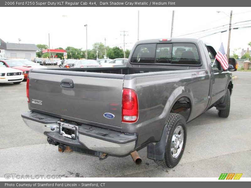Dark Shadow Gray Metallic / Medium Flint 2006 Ford F250 Super Duty XLT Regular Cab 4x4