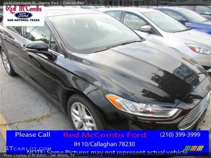 Shadow Black / Charcoal Black 2016 Ford Fusion SE