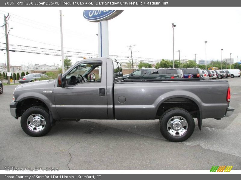 Dark Shadow Gray Metallic / Medium Flint 2006 Ford F250 Super Duty XLT Regular Cab 4x4