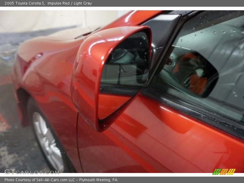 Impulse Red / Light Gray 2005 Toyota Corolla S