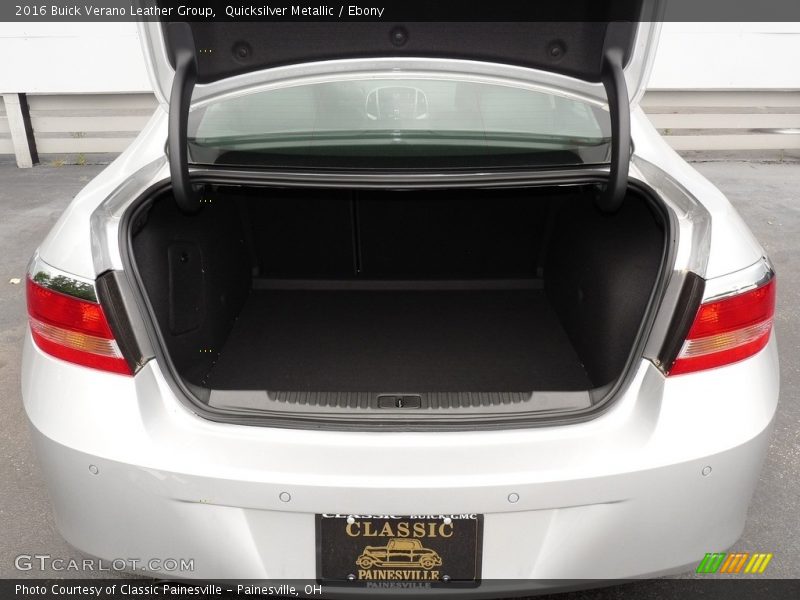 Quicksilver Metallic / Ebony 2016 Buick Verano Leather Group