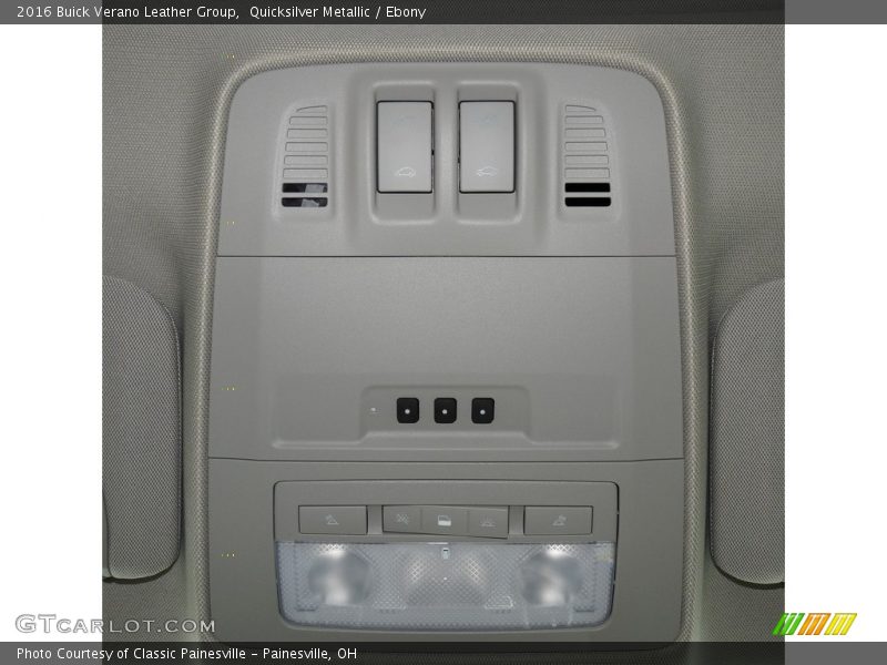Quicksilver Metallic / Ebony 2016 Buick Verano Leather Group