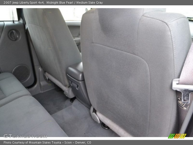 Midnight Blue Pearl / Medium Slate Gray 2007 Jeep Liberty Sport 4x4