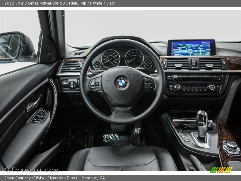 Alpine White / Black 2013 BMW 3 Series ActiveHybrid 3 Sedan