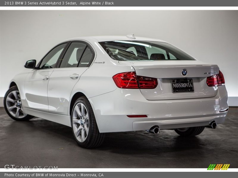 Alpine White / Black 2013 BMW 3 Series ActiveHybrid 3 Sedan