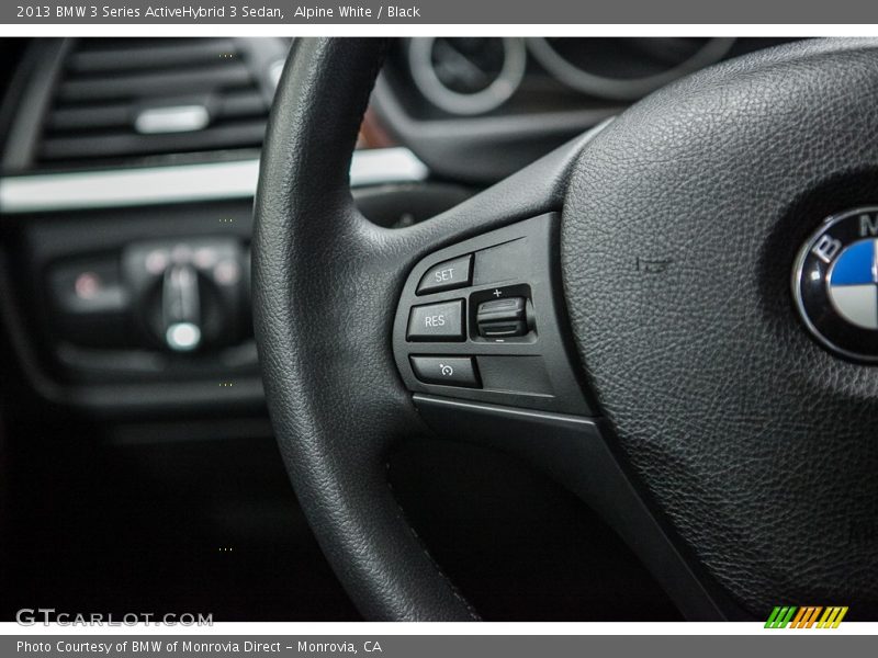 Alpine White / Black 2013 BMW 3 Series ActiveHybrid 3 Sedan