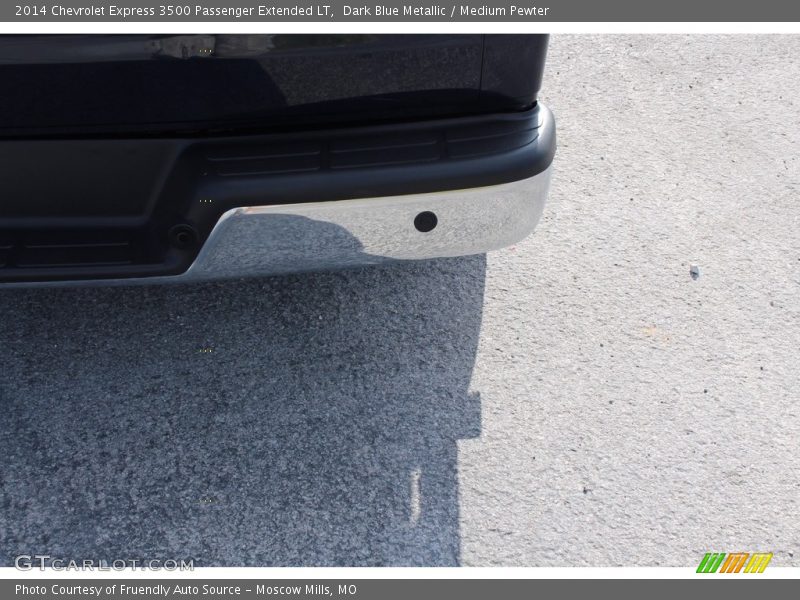 Dark Blue Metallic / Medium Pewter 2014 Chevrolet Express 3500 Passenger Extended LT