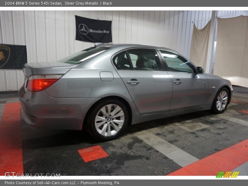 Silver Grey Metallic / Black 2004 BMW 5 Series 545i Sedan