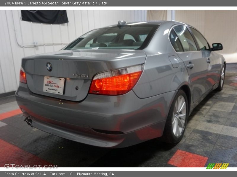 Silver Grey Metallic / Black 2004 BMW 5 Series 545i Sedan