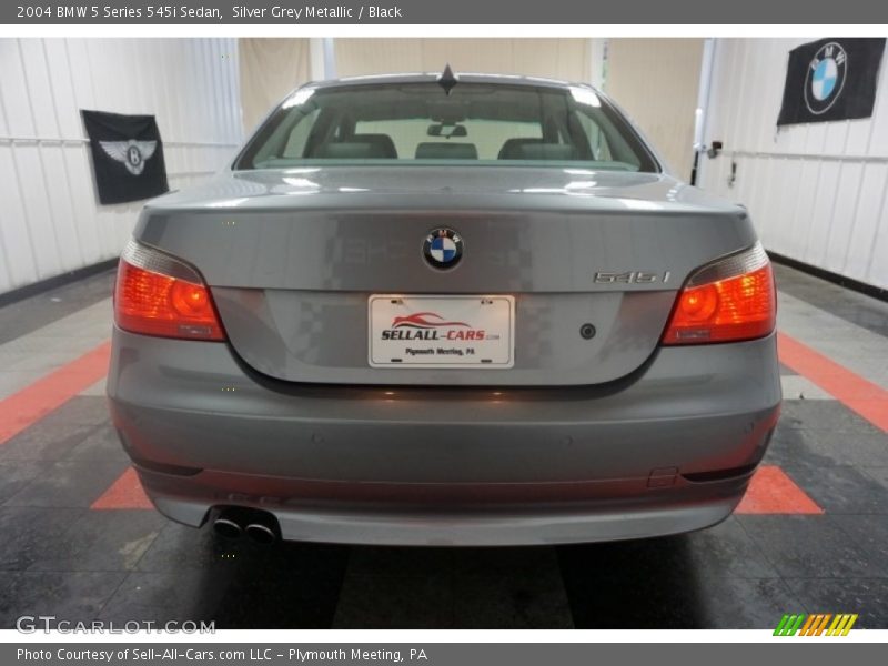 Silver Grey Metallic / Black 2004 BMW 5 Series 545i Sedan