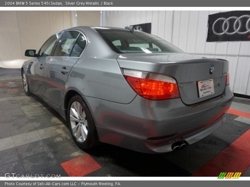 Silver Grey Metallic / Black 2004 BMW 5 Series 545i Sedan