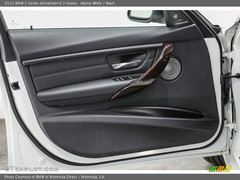 Alpine White / Black 2013 BMW 3 Series ActiveHybrid 3 Sedan