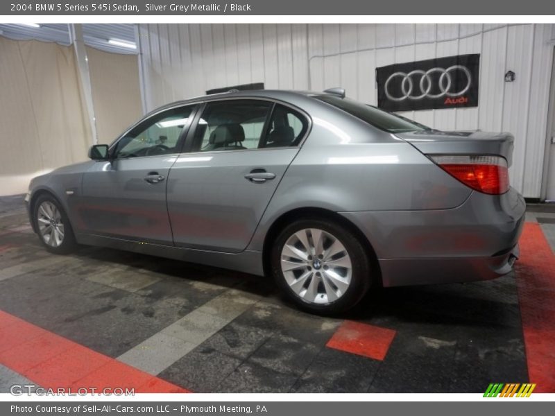 Silver Grey Metallic / Black 2004 BMW 5 Series 545i Sedan