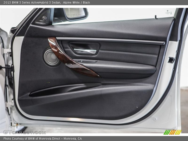 Alpine White / Black 2013 BMW 3 Series ActiveHybrid 3 Sedan