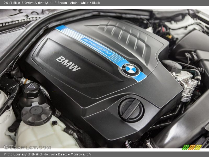 Alpine White / Black 2013 BMW 3 Series ActiveHybrid 3 Sedan