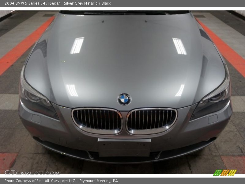 Silver Grey Metallic / Black 2004 BMW 5 Series 545i Sedan