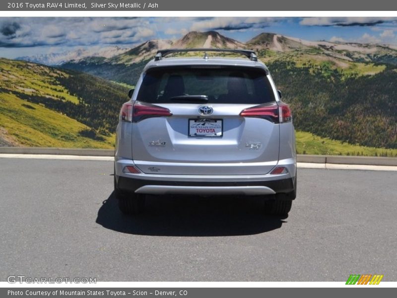Silver Sky Metallic / Ash 2016 Toyota RAV4 Limited
