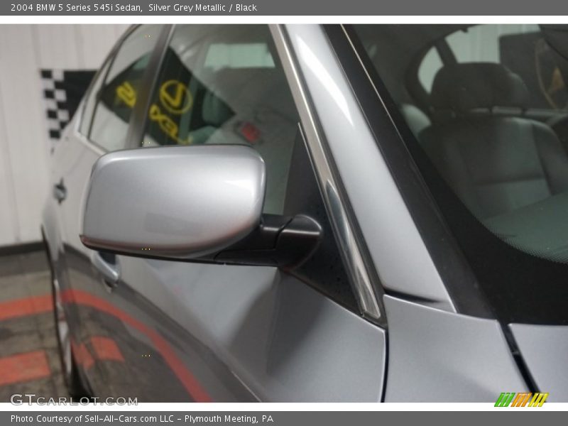 Silver Grey Metallic / Black 2004 BMW 5 Series 545i Sedan