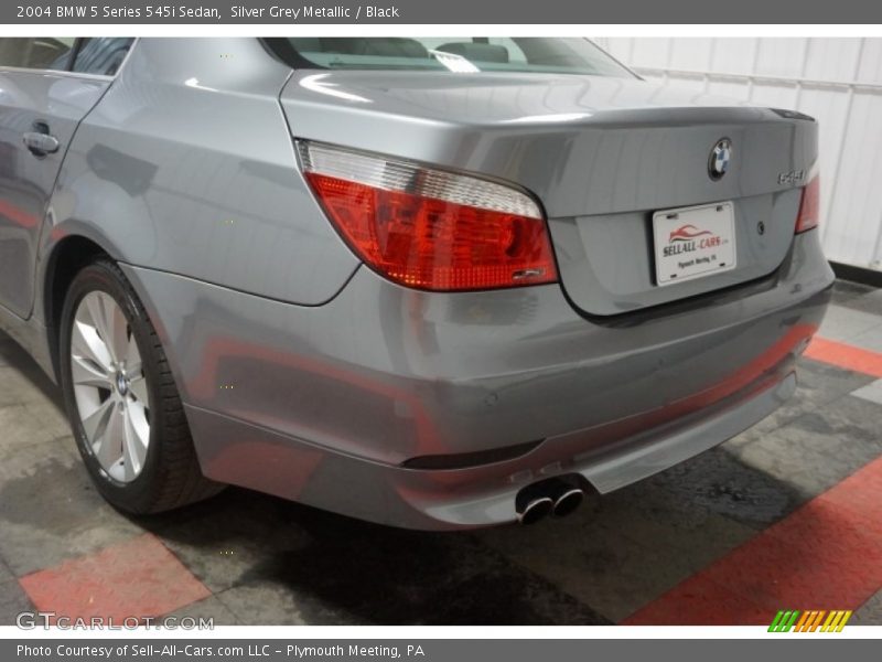 Silver Grey Metallic / Black 2004 BMW 5 Series 545i Sedan