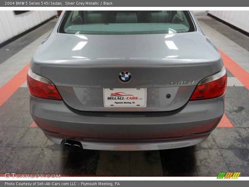 Silver Grey Metallic / Black 2004 BMW 5 Series 545i Sedan