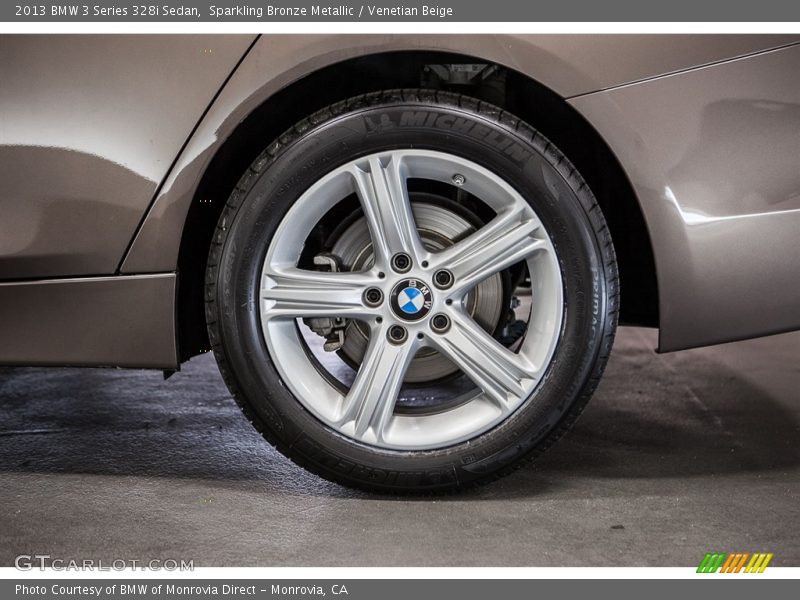 Sparkling Bronze Metallic / Venetian Beige 2013 BMW 3 Series 328i Sedan