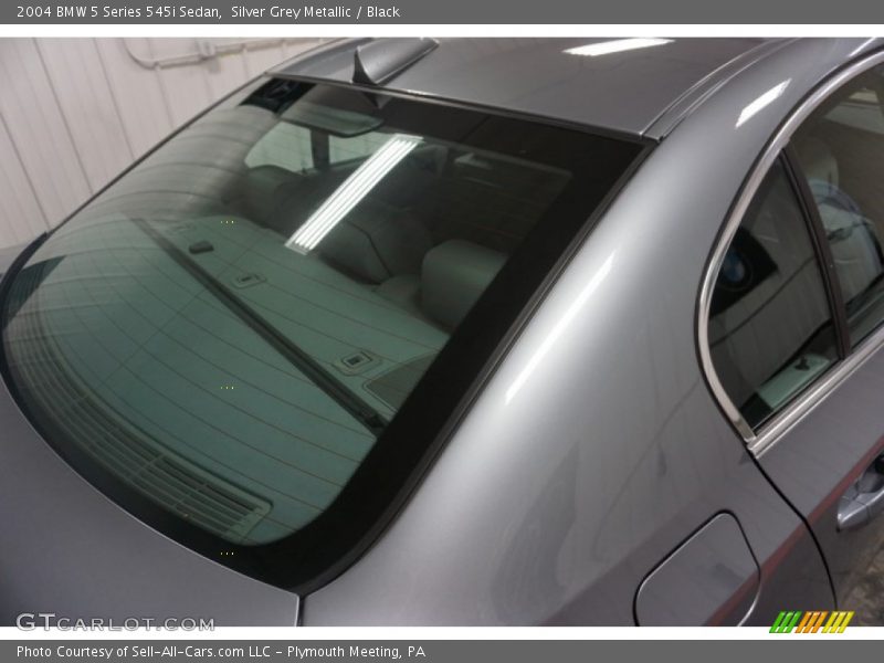 Silver Grey Metallic / Black 2004 BMW 5 Series 545i Sedan