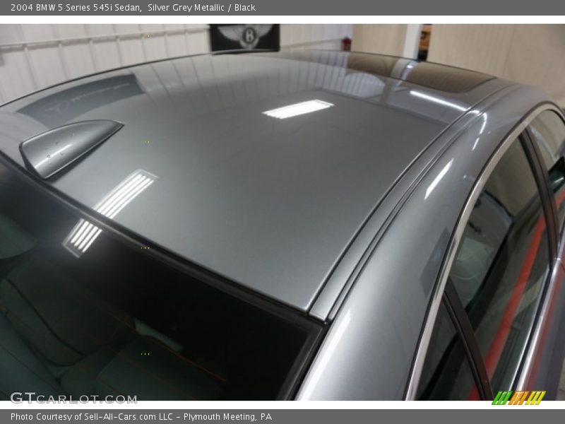 Silver Grey Metallic / Black 2004 BMW 5 Series 545i Sedan