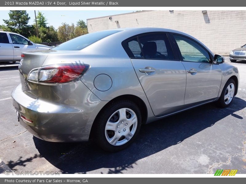 Liquid Silver Metallic / Black 2013 Mazda MAZDA3 i SV 4 Door