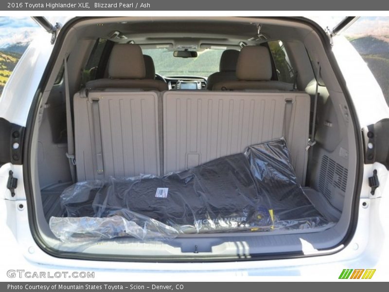 Blizzard Pearl / Ash 2016 Toyota Highlander XLE