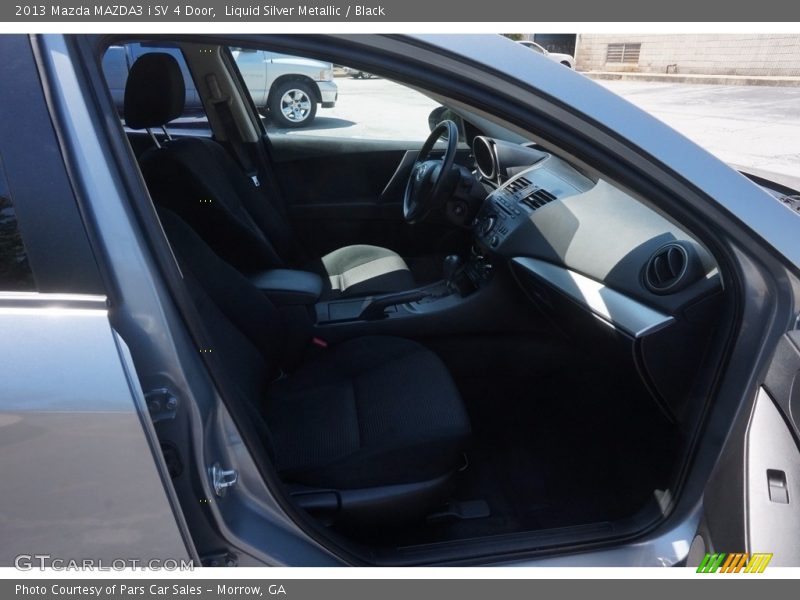 Liquid Silver Metallic / Black 2013 Mazda MAZDA3 i SV 4 Door
