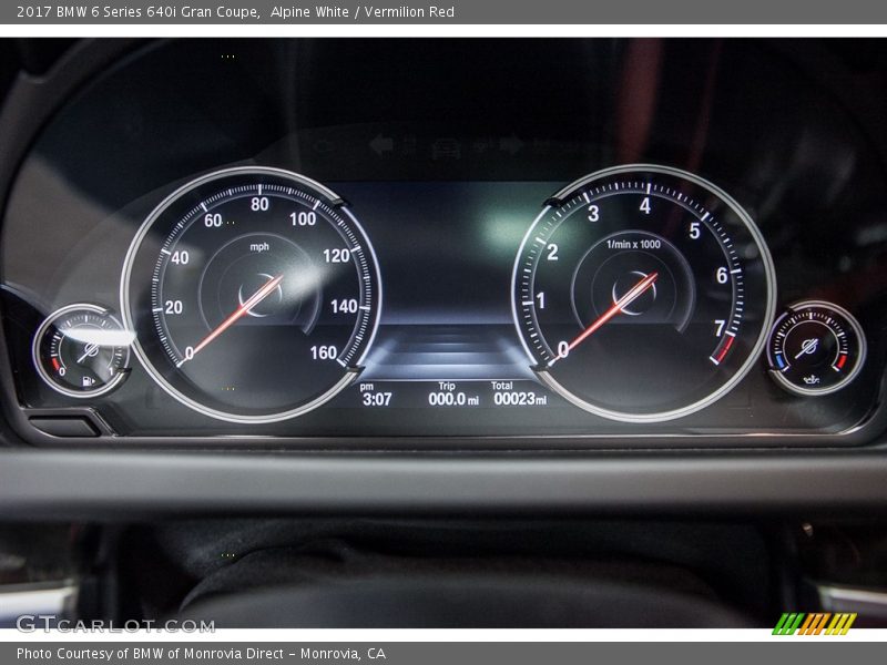  2017 6 Series 640i Gran Coupe 640i Gran Coupe Gauges