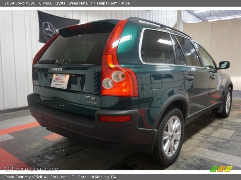 Crystal Green Metallic / Taupe/Light Taupe 2004 Volvo XC90 T6 AWD