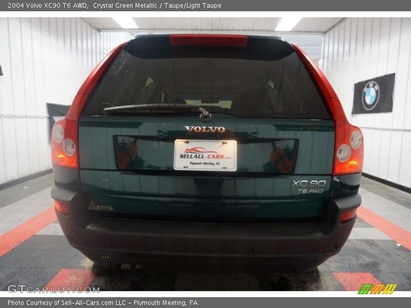 Crystal Green Metallic / Taupe/Light Taupe 2004 Volvo XC90 T6 AWD