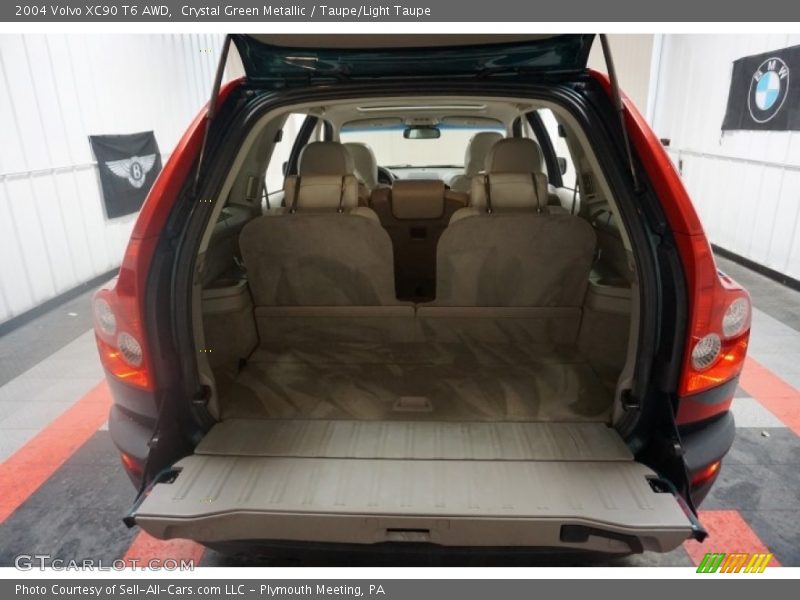 Crystal Green Metallic / Taupe/Light Taupe 2004 Volvo XC90 T6 AWD