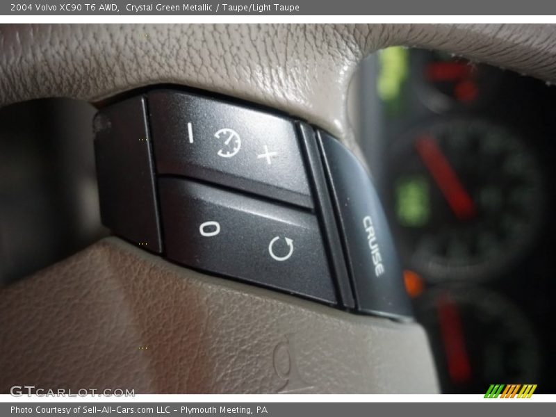 Crystal Green Metallic / Taupe/Light Taupe 2004 Volvo XC90 T6 AWD